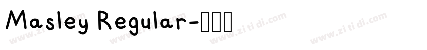 Masley Regular字体转换